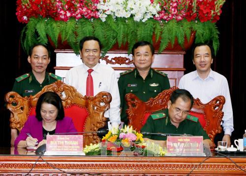 Tăng cường phối hợp giữa Mặt trận Tổ quốc Việt Nam và Bộ đội Biên phòng